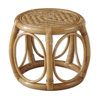 Rattan tabouret