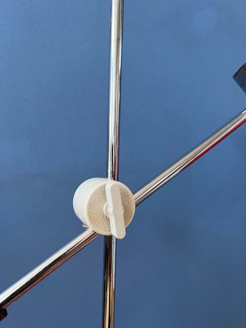 Mid-century red desk lamp