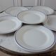Set of 6 dessert plates Digoin Sarreguemines 60s