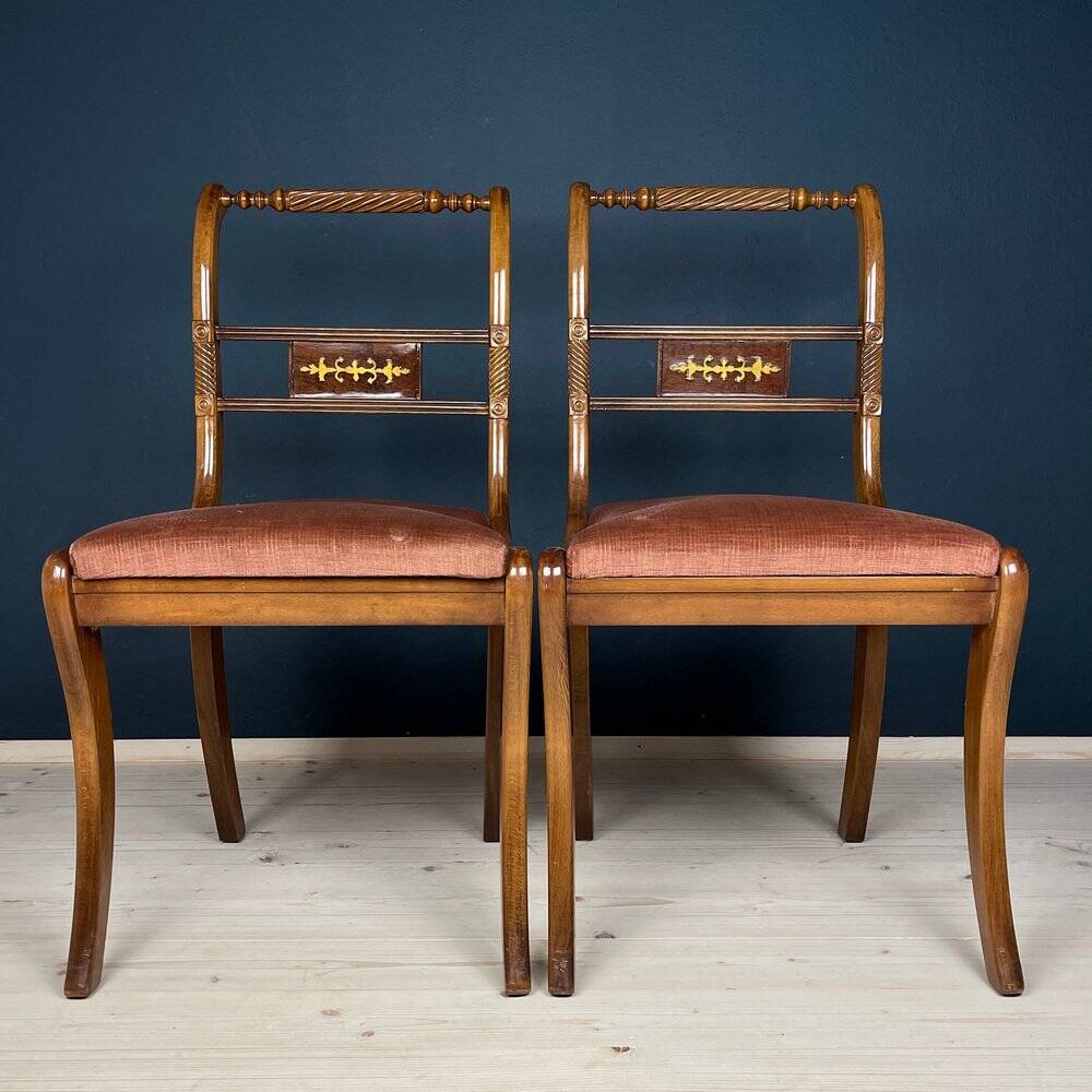 Dining chair set, Italy, 1960s