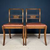 Dining chair set, Italy, 1960s