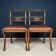 Ensemble de chaises de salle à manger, Italie, années 1960