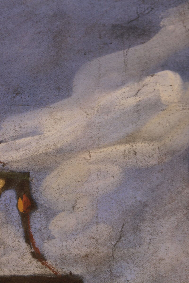 Marine painting by Jean Guindon - Gouache on paper