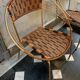 Series of 6 garden armchairs and patio Scoubidou', Italian Vintage Design 1950s