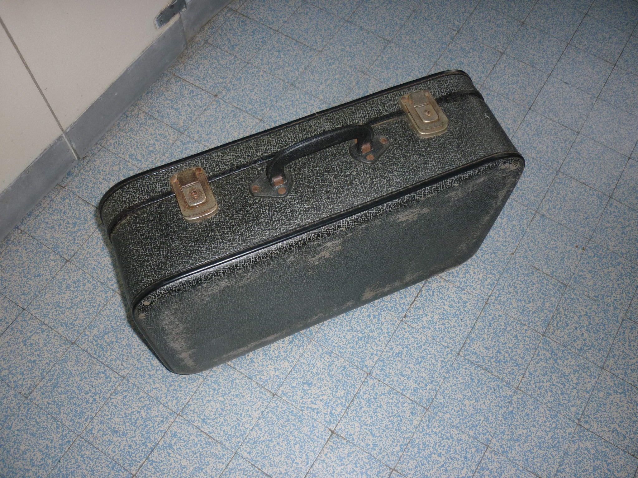 Valise grise foncée Unica