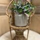 Fauteuil Emmanuelle en rotin vintage