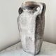 Vintage German Lava Style Grey Brown Amphora Vase, West Germany 1970s