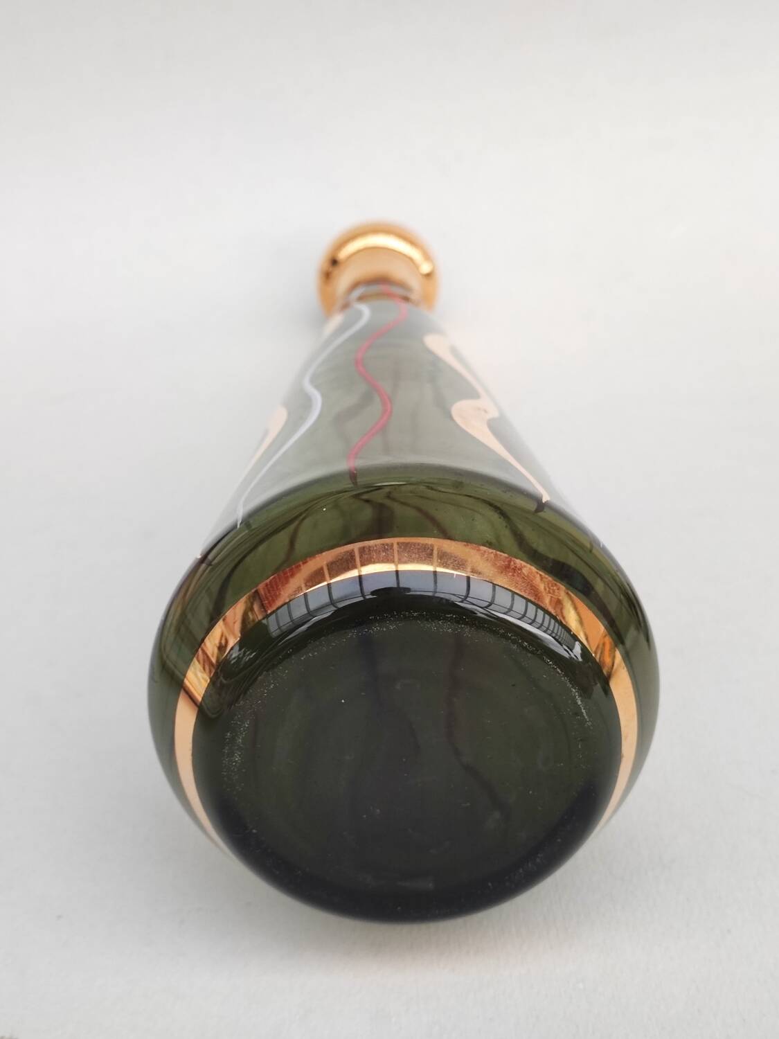 Glass liqueur carafe and glasses