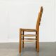 Scandinavian bench and chair set made of paper cord and oak from TS.