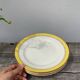 3 assiettes jaunes "Biarritz"