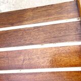 Modernist laminated wood coffee table, 1970.