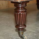 Chesterfield XXL leather sofa hand-dyed