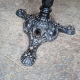 Table bistrot plateau marbre vintage