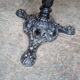 Vintage marble top bistro table