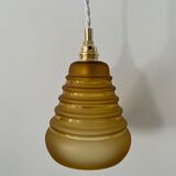 Electrified Art Deco lamp with new