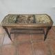 Antique walnut piano bench