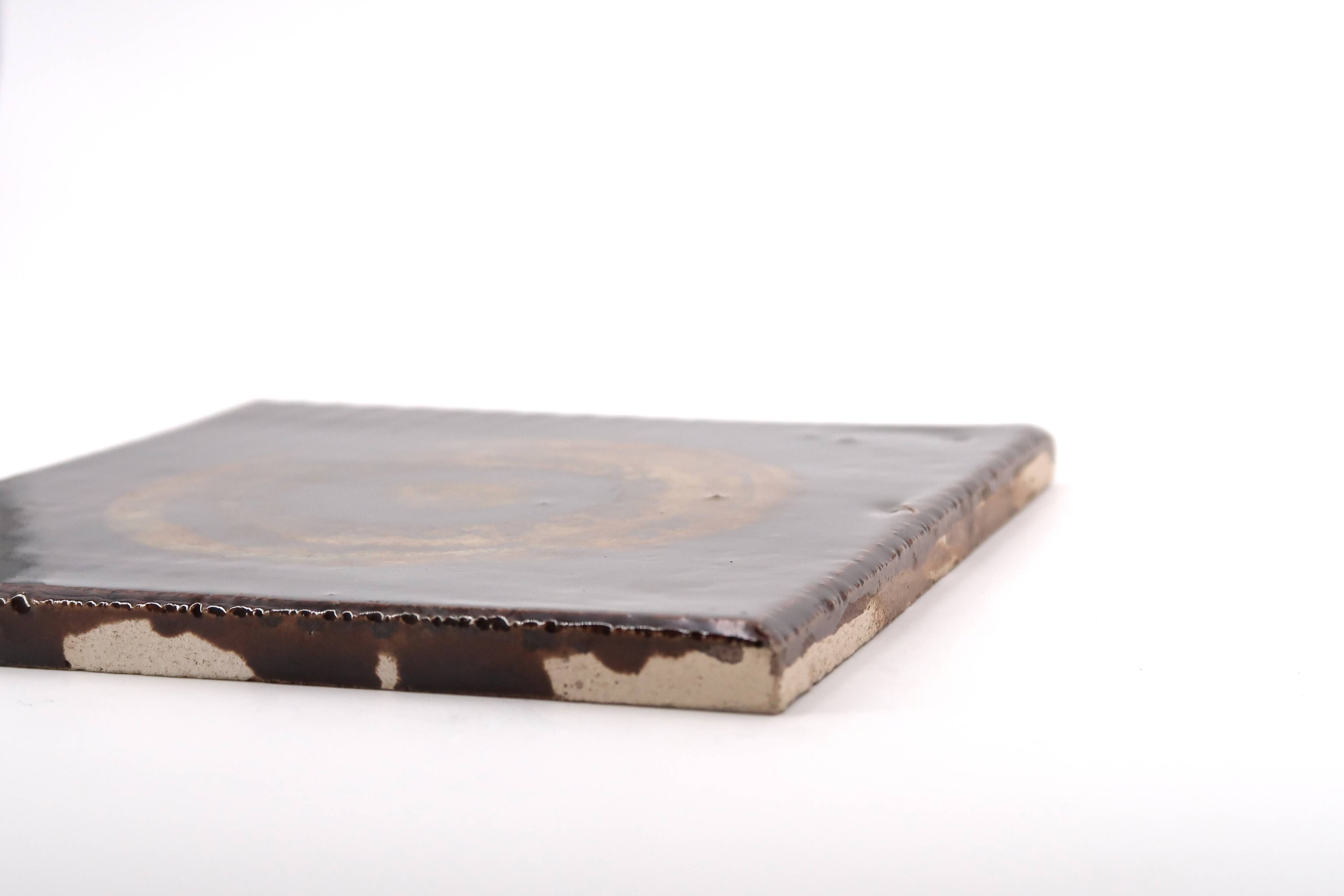 Ceramic tile or trivet by Georges Pelletier