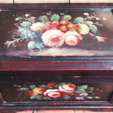 Lacquered wood chest, Napoleon III style