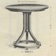 Round table by Otto Wagner dor Thonet