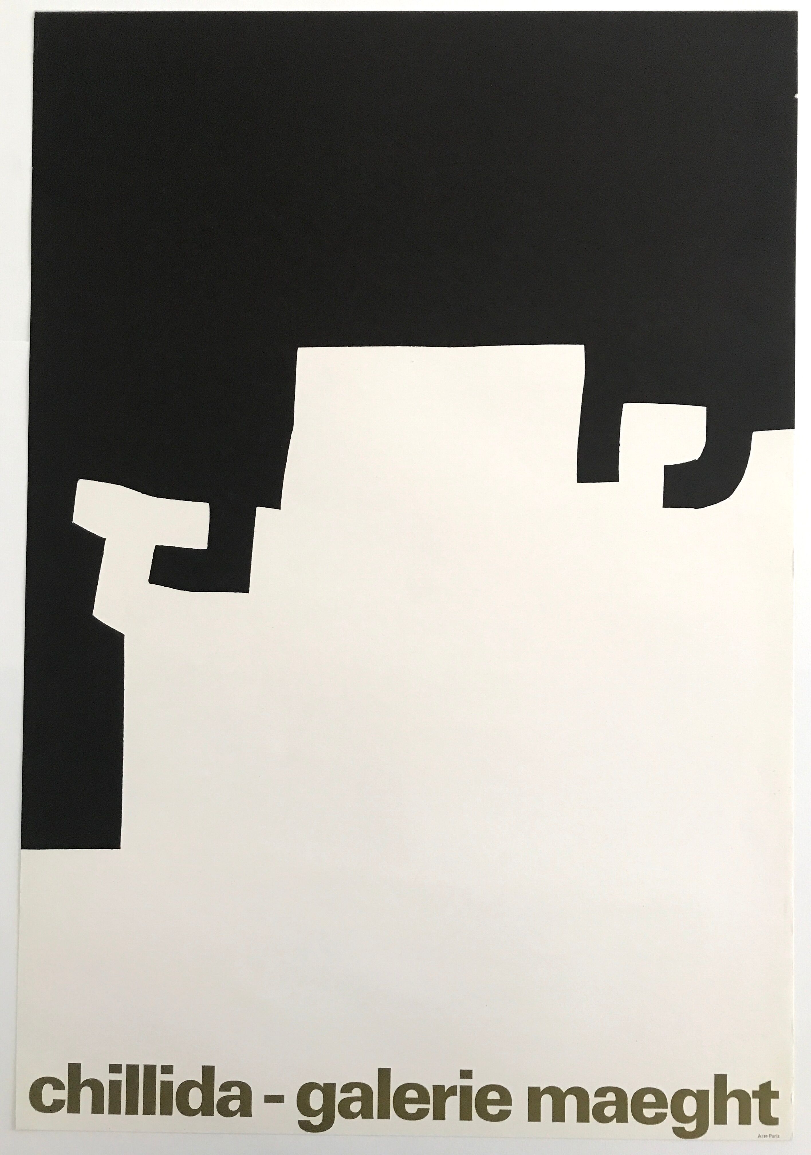 Affiche originale d'Eduardo Chillida, Galerie Maeght, 1973