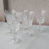 Crystal footed glasses