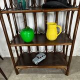 Rattan bookcase