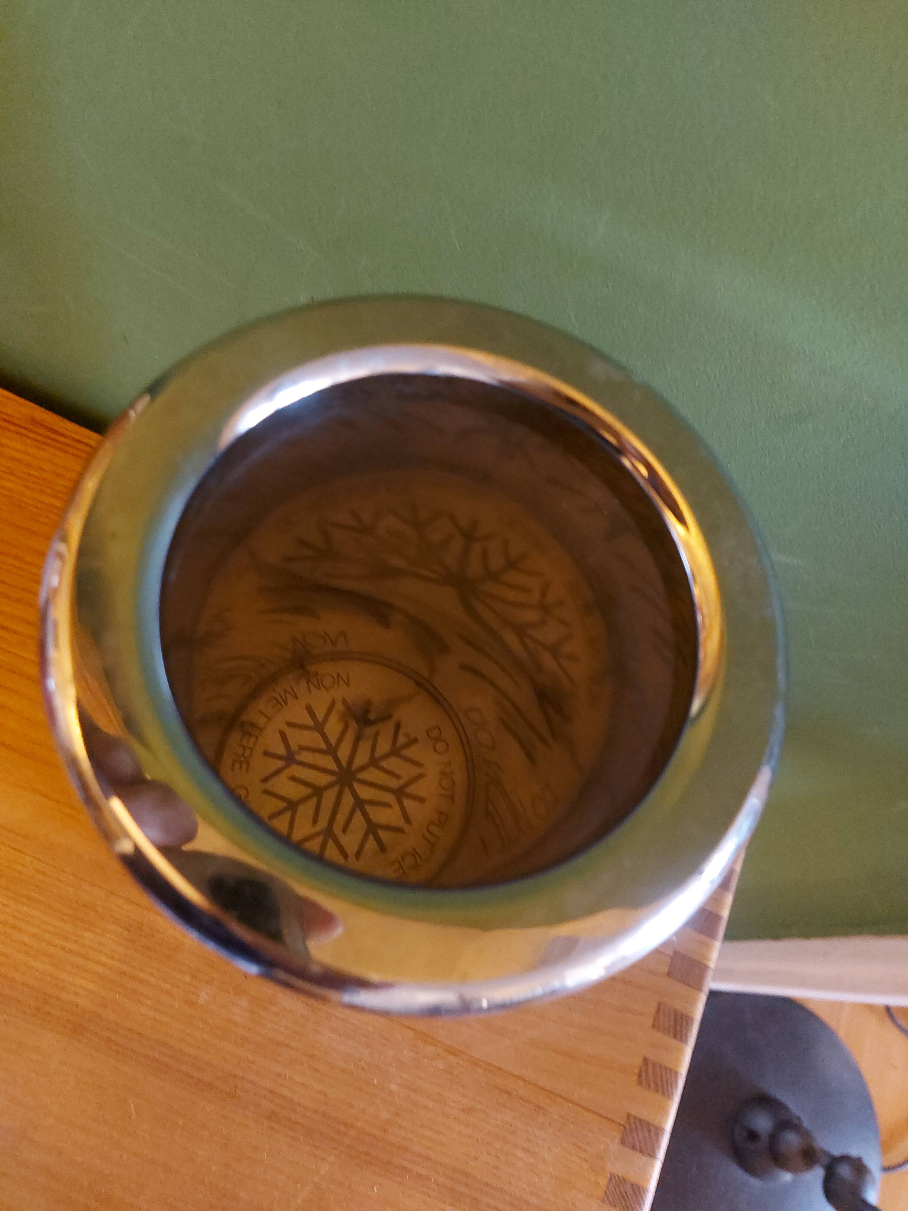 Ice bucket, vintage bottle cooler, Italy