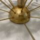 White Murano Glass Brass Table Lamp 1970’s