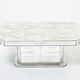 Rare coffee table in mosaic of mirrors by Daniel Clément around 1970
