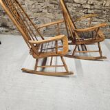 Pair of Windsor Rocking Chairs