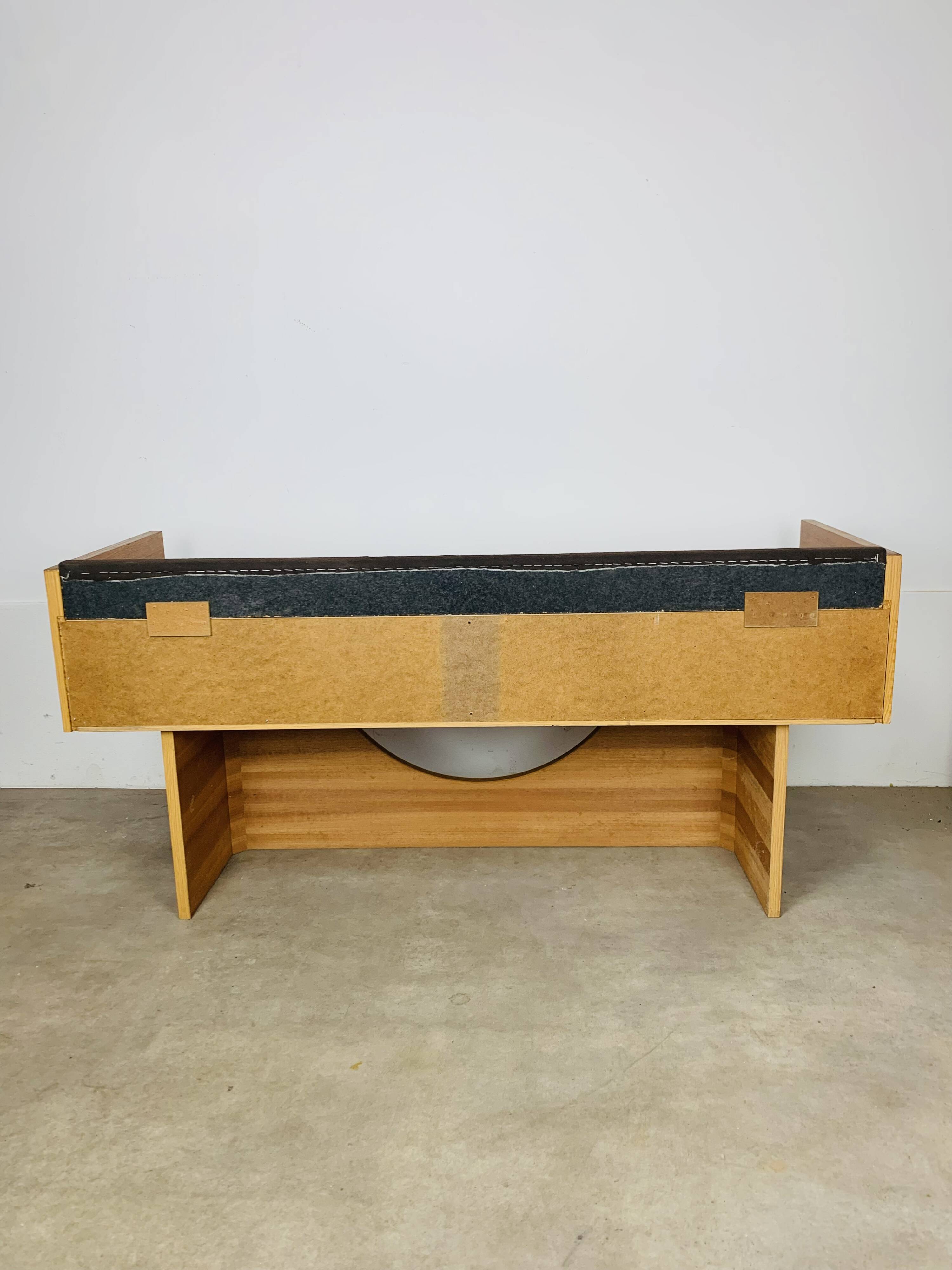 Vintage teak and aluminum sideboard, 1970s, TV stand, Scandinavian style