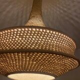 Handmade Crochet Lamp - Bohemian Handcrafted Lighting for Home Decor