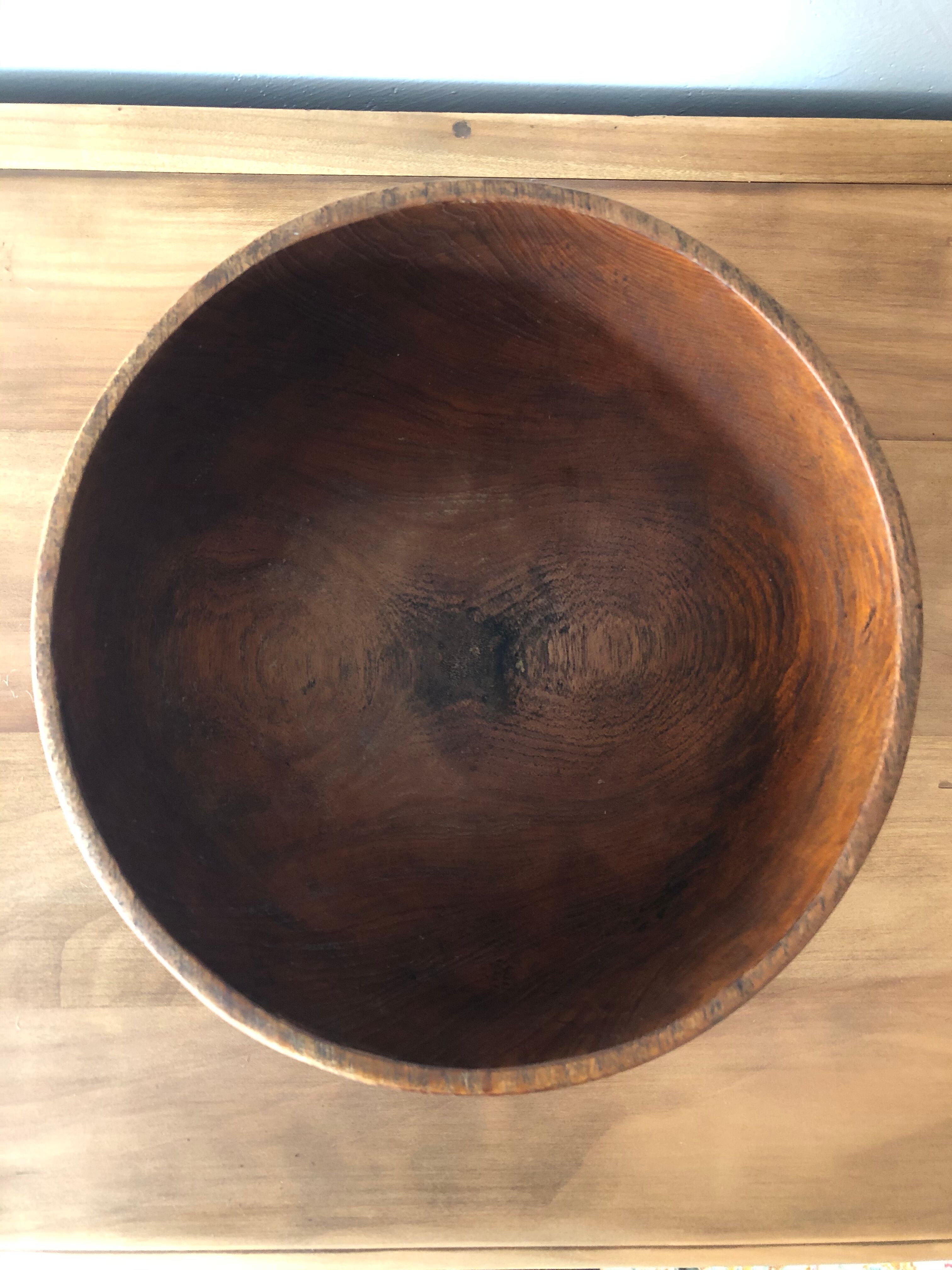 Teak bowl
