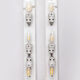 Set Elongated wall lamps by Honsel Leuchten with bubble glass, 1960
