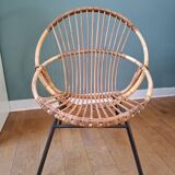 Rattan armchair