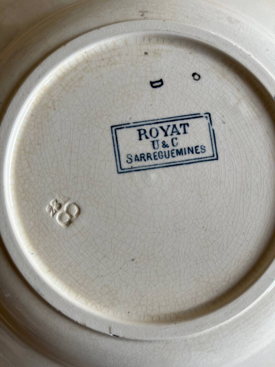 U&C Sarreguemines deep plate “Royat” model | Selency