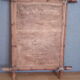 Miroir ancien "cadre bambou" 45 x 57 cm