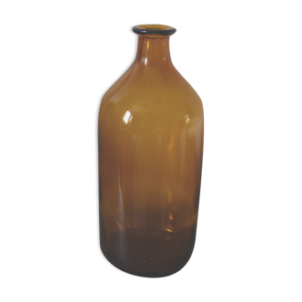 Bouteille Flacon 1L Verre orange ambré