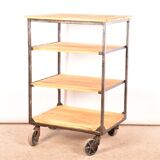 Industrial trolley cart shelving unit