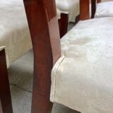 Suite of six Art Deco chairs by Michel Dufet