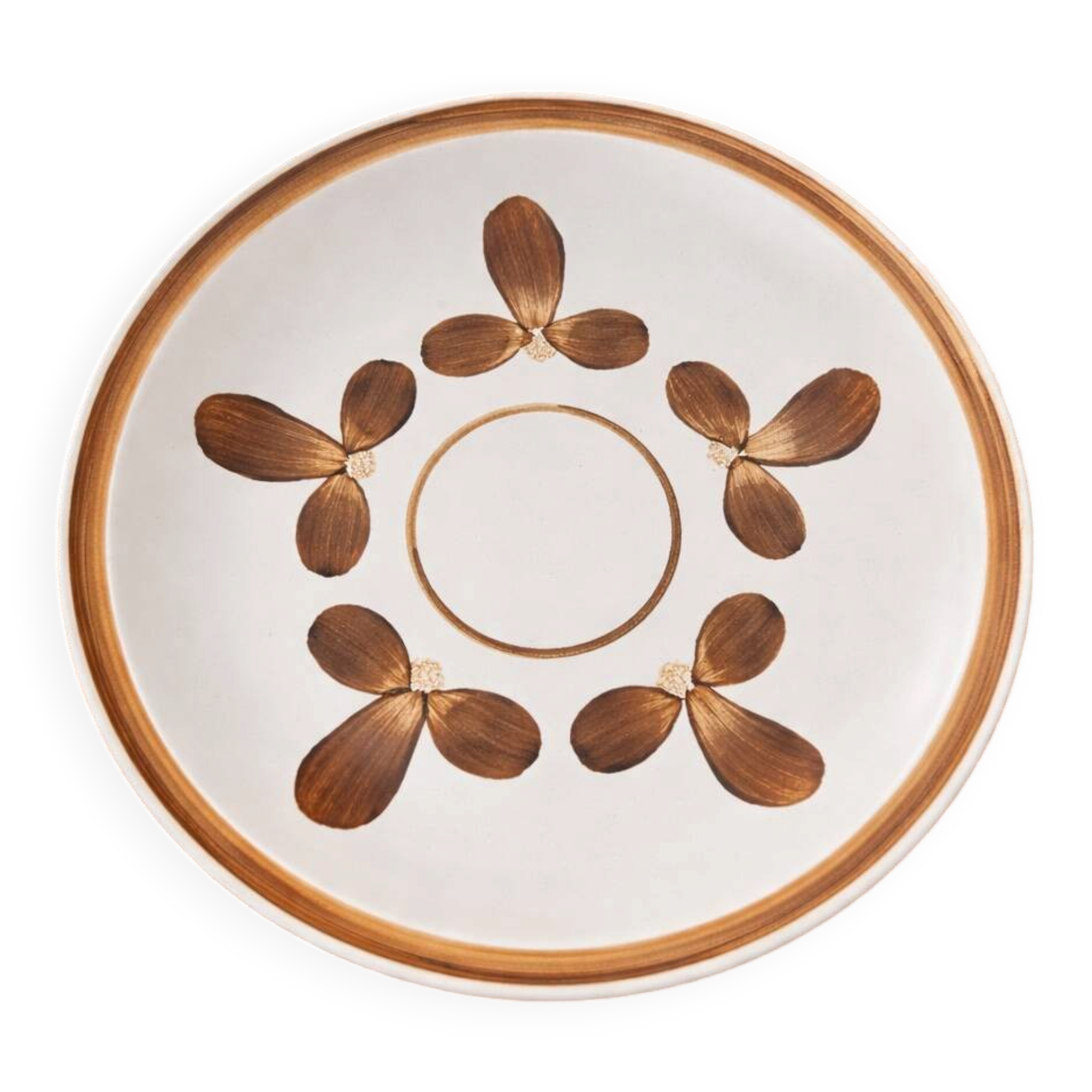 Large deep dish Gien Copenhagen vintage