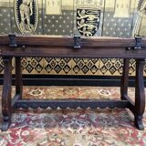 Louis XIII style drop-leaf dining table - Renaissance