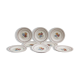 Lot of dessert plates in faience - Mill of Wolves - The Hive