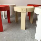 Suite of 3 stackable gigognes tables, made in holland, 1970