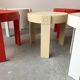 Suite of 3 stackable gigognes tables, made in holland, 1970