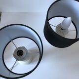 Pair of white marble lamp