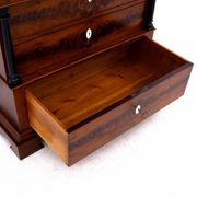Antique mahogany chest of drawers with drawers, Scandinavia, 2nd half of th