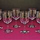 Série de 6 verres à eau en cristal de Baccarat modèle Sévigné