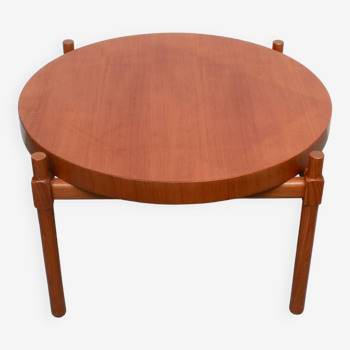 1960s round coffeetable in teak