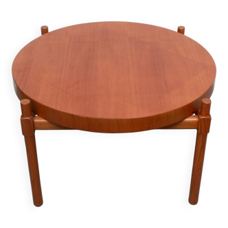 1960s round coffeetable in teak